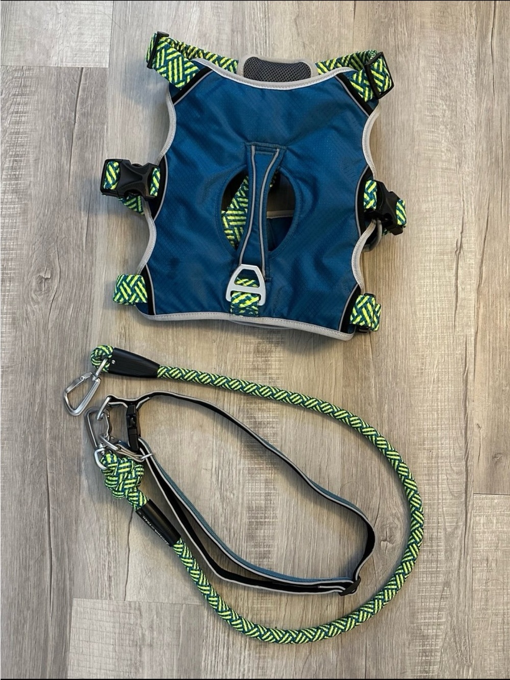 XL Arcadia Trail Harness and Waist Leash Matching Set